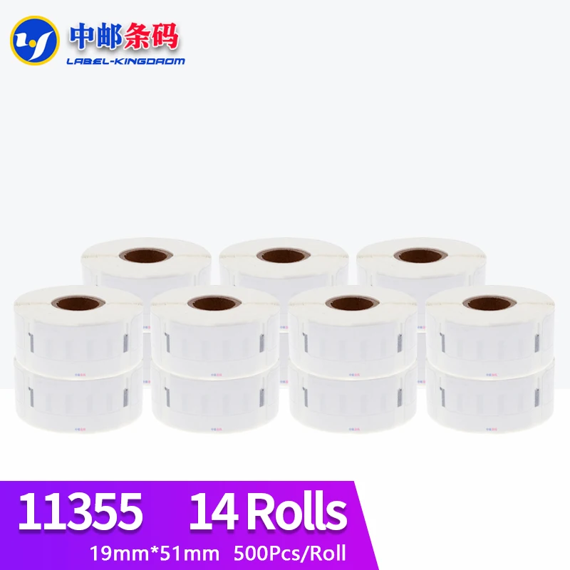 14 рулонов Dymo Generic 11355 наклейка для этикеток 19 мм * 51 мм 500 шт. совместима с термопринтером LabelWriter400 LW450 Turbo
14 рулонов Dymo Generic 11355 наклейка для этикеток 19 мм * 51 мм 500 шт. совместима с термопринтером LabelWriter400 LW450 Turbo
