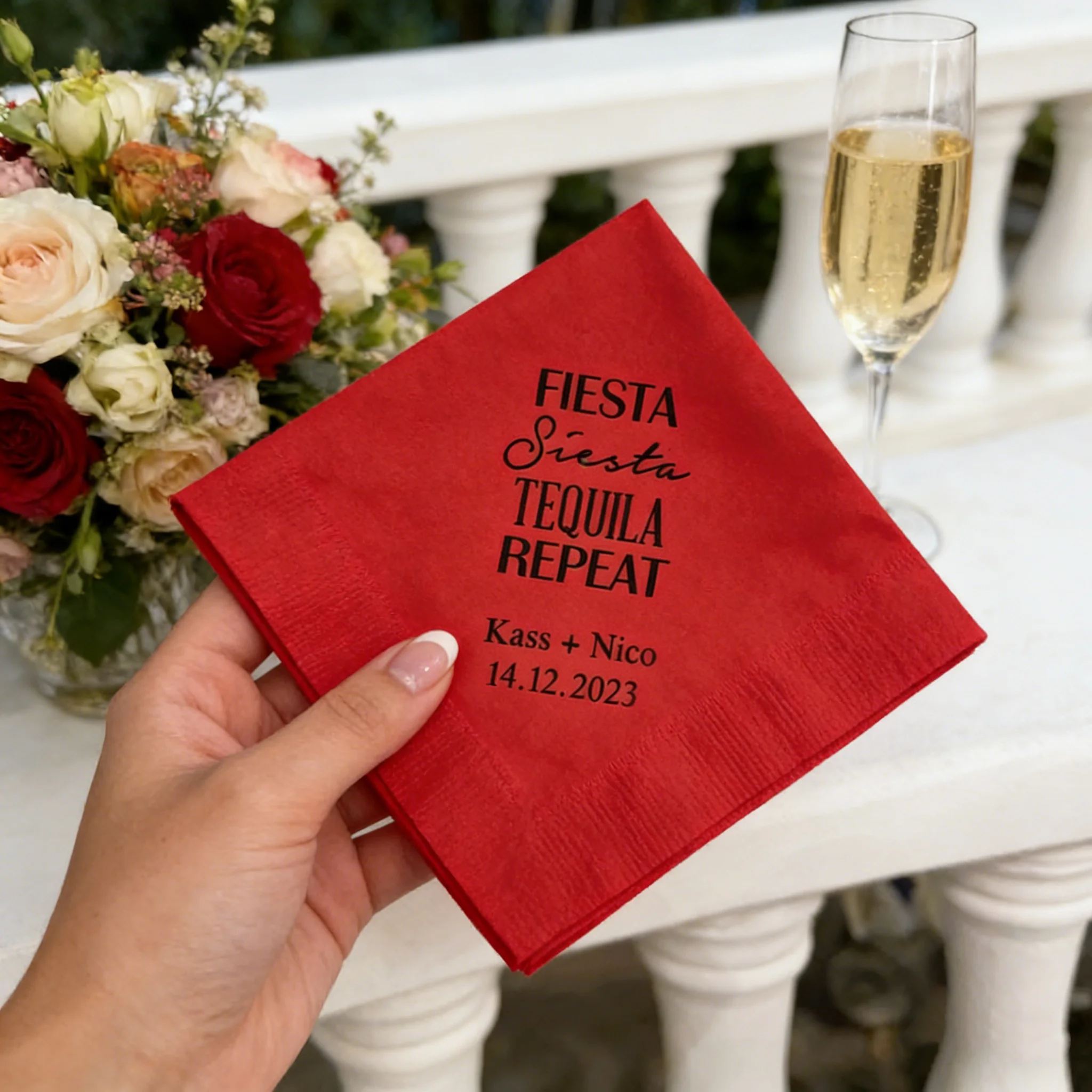 50 шт. бумажных салфеток с индивидуальной печатью Fiesta Siesta Tequila Repeat, салфетки для дня рождения, девичника, вечеринки
50 шт. бумажных салфеток с индивидуальной печатью Fiesta Siesta Tequila Repeat, салфетки для дня рождения, девичника, вечеринки