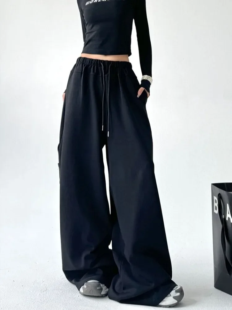 HOUZHOU Vintage Y2k Baggy Thick Sweatpants Warm Woman Oversized Korean Pants Harajuku Casual Trousers Pockets Autumn Winter
HOUZHOU Vintage Y2k Baggy Thick Sweatpants Warm Woman Oversized Korean Pants Harajuku Casual Trousers Pockets Autumn Winter