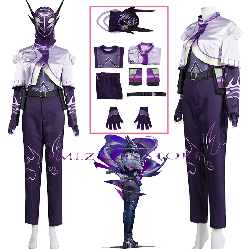 Game Valorant New Role Vyse Cosplay Costume Anime Man Vyse Whis Cosplay Uniform Coat Mask Suit Party Play Outfit for Men
Game Valorant New Role Vyse Cosplay Costume Anime Man Vyse Whis Cosplay Uniform Coat Mask Suit Party Play Outfit for Men