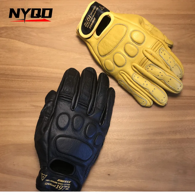 Retro Cowhide Motorcycle Driving Riding Knight Outdoor Cycling Touch Screen Genuine Leather Locomotive Men's Gloves Four Seasons
Retro Cowhide Motorcycle Driving Riding Knight Outdoor Cycling Touch Screen Genuine Leather Locomotive Men's Gloves Four Seasons