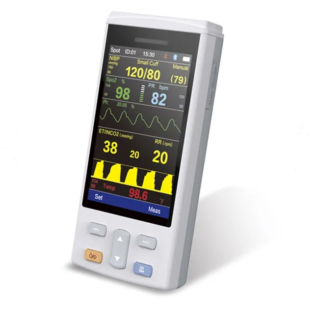 VT300H Veterinary 4inches portable capnometer etco2 monitor spo2 Saturation /nibp/temp
VT300H Veterinary 4inches portable capnometer etco2 monitor spo2 Saturation /nibp/temp