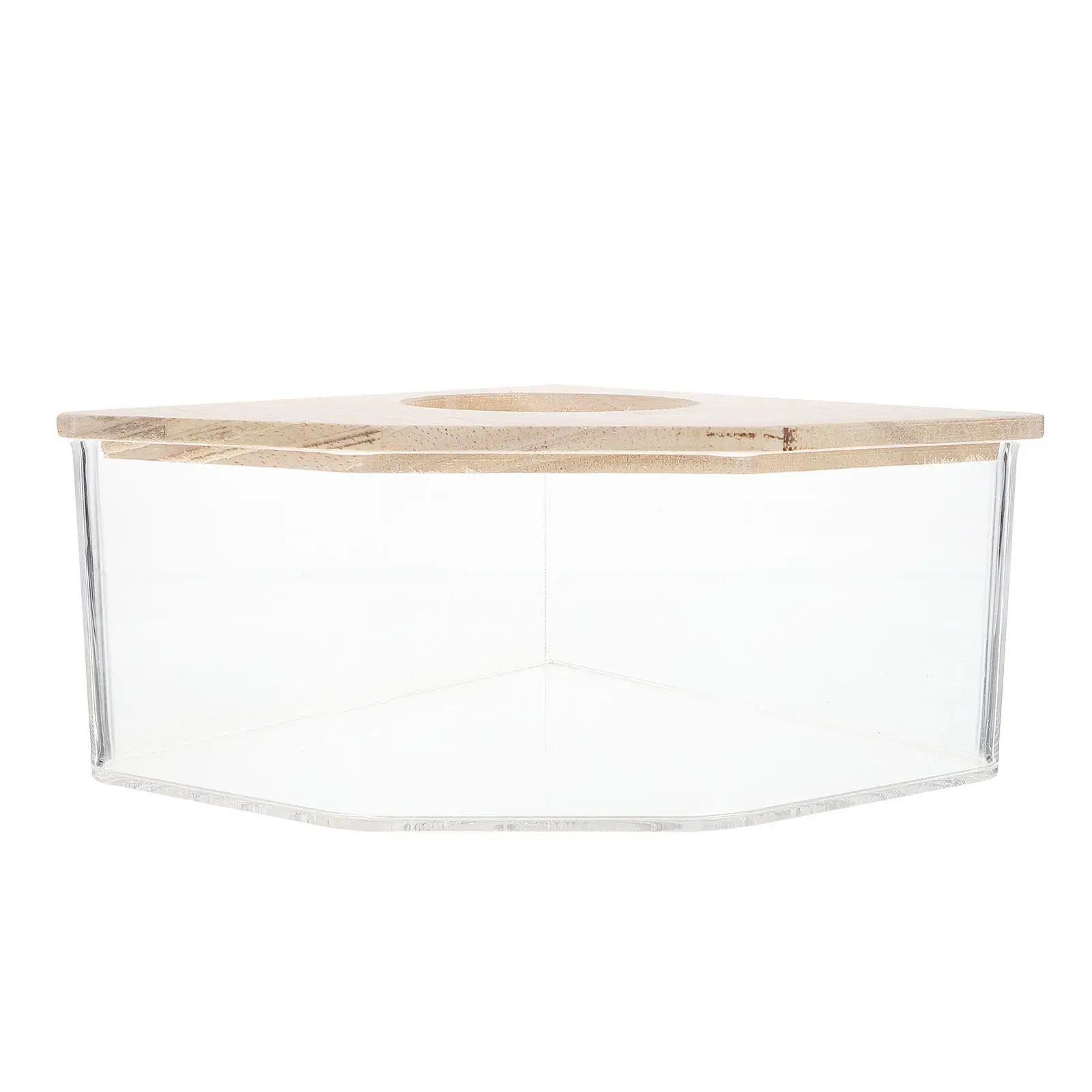Household Transparent Multi-Function Hamster Sand Bath Box for Chinchilla Mouse Small Pets Acrylic Bath Tub with Wooden Cover
Household Transparent Multi-Function Hamster Sand Bath Box for Chinchilla Mouse Small Pets Acrylic Bath Tub with Wooden Cover
