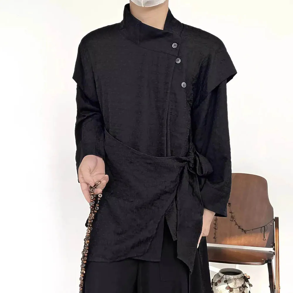 Summer New Men's Solid Color Long-Sleeved Shirt Chinese Retro Fashion Trend Loose Casual Breathable Niche New Men's Tops
Summer New Men's Solid Color Long-Sleeved Shirt Chinese Retro Fashion Trend Loose Casual Breathable Niche New Men's Tops