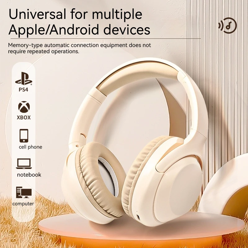 Wireless Bluetooth Headphones Noise Cancelling Over Ear Outdoor Sports Gaming Headset For Smartphone Folding Headsets Earphones
Wireless Bluetooth Headphones Noise Cancelling Over Ear Outdoor Sports Gaming Headset For Smartphone Folding Headsets Earphones