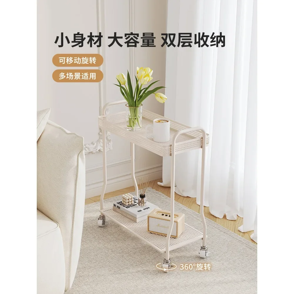 *Couch Side Living Room Removable Small Coffee Table Cart Side Cabinet Household Double Shelf
*Couch Side Living Room Removable Small Coffee Table Cart Side Cabinet Household Double Shelf
