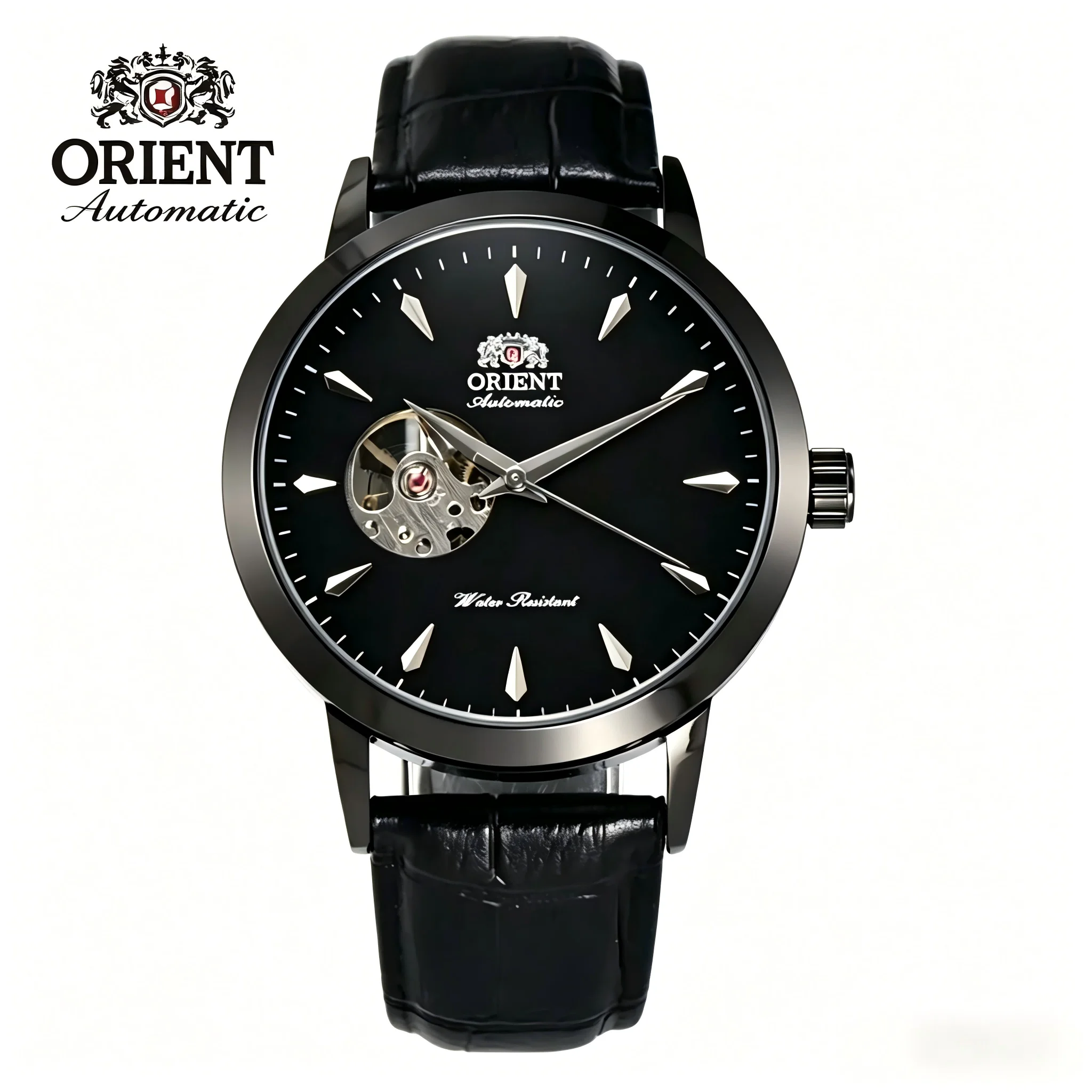 ORIENT Men's Automatic Mechanical Watch Open Heart Dial Leather Strap Waterproof Business Casual Wristwatch
ORIENT Men's Automatic Mechanical Watch Open Heart Dial Leather Strap Waterproof Business Casual Wristwatch