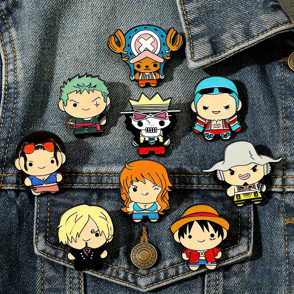 Anime Enamel Pin Brooch - Cartoon Nami Roronoa Zoro Chopper Sanji Metal Badge Jewelry for Clothing And Backpack Accessories Popu
Anime Enamel Pin Brooch - Cartoon Nami Roronoa Zoro Chopper Sanji Metal Badge Jewelry for Clothing And Backpack Accessories Popu