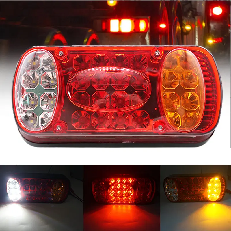 Truck Tail Light Signal Indicator 4in1 Brake Taillights Pickup 32LED Trailer Turn Signal Running Lights Stop Warning Lorry Van
Truck Tail Light Signal Indicator 4in1 Brake Taillights Pickup 32LED Trailer Turn Signal Running Lights Stop Warning Lorry Van