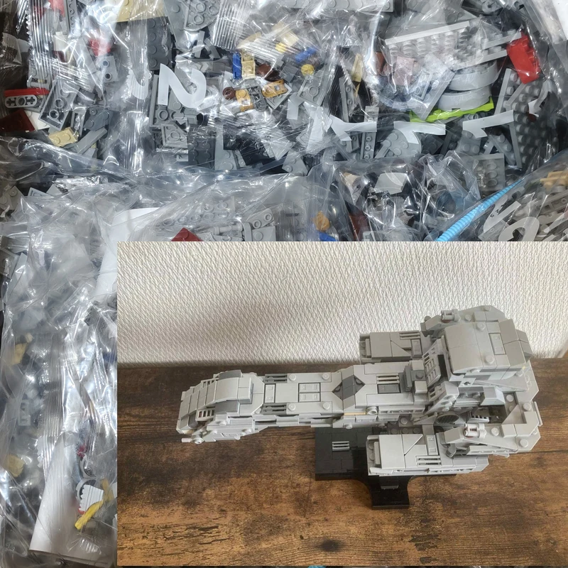 Конструктор MOC: Серия космических кораблей по мотивам научно-фантастических фильмов, модель Stargated SG-1 Prometheus, DIY-набор для сборки, детская игрушка, подарок на Рождество
Конструктор MOC: Серия космических кораблей по мотивам научно-фантастических фильмов, модель Stargated SG-1 Prometheus, DIY-набор для сборки, детская игрушка, подарок на Рождество