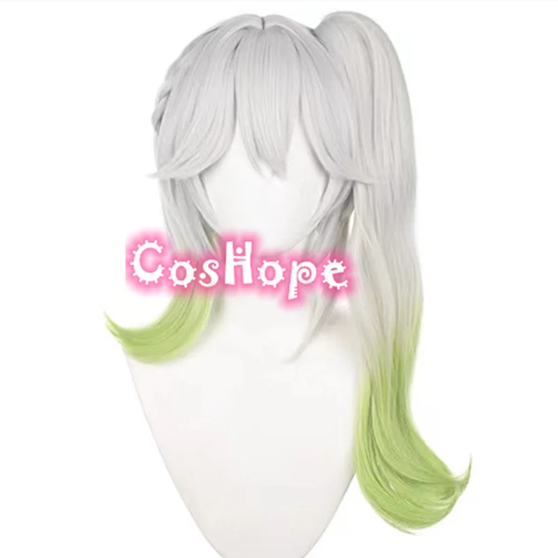 Nahida Cosplay Wig Ponytail Wig Silver Green Gradient Wig Cosplay Anime Cosplay Wigs Heat Resistant Synthetic Wig
Nahida Cosplay Wig Ponytail Wig Silver Green Gradient Wig Cosplay Anime Cosplay Wigs Heat Resistant Synthetic Wig