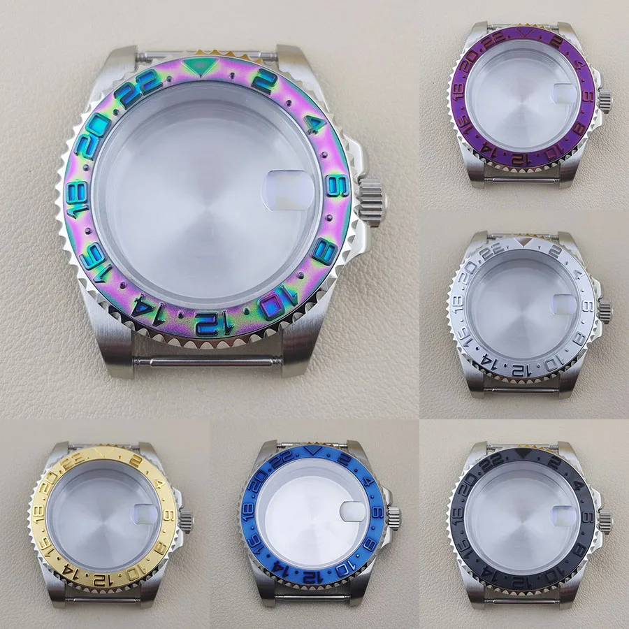 NH35 Case 40mm Watch Case Stainless Steel Sapphire glass Case 38mm Ceramic Bezel For NH35 NH36 Movement Watch Accessories
NH35 Case 40mm Watch Case Stainless Steel Sapphire glass Case 38mm Ceramic Bezel For NH35 NH36 Movement Watch Accessories