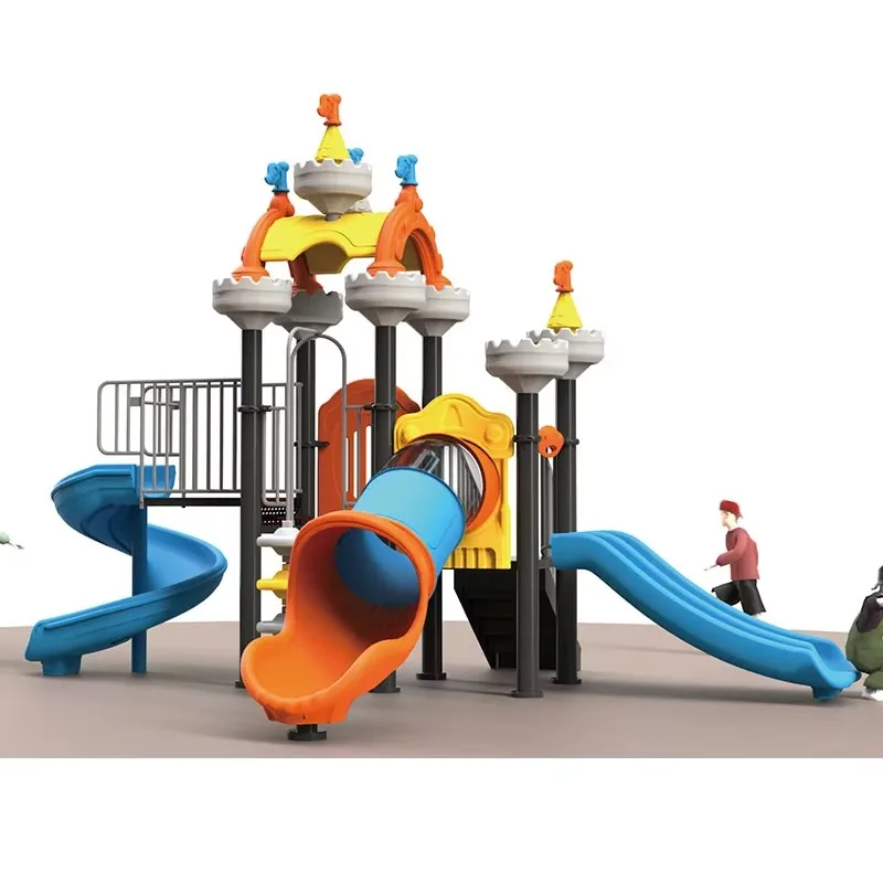 Kid's Plastic Slide Equipment Outdoor Amusement Park Large Amusement Equipment Outdoor Playground for Preschool
Kid's Plastic Slide Equipment Outdoor Amusement Park Large Amusement Equipment Outdoor Playground for Preschool
