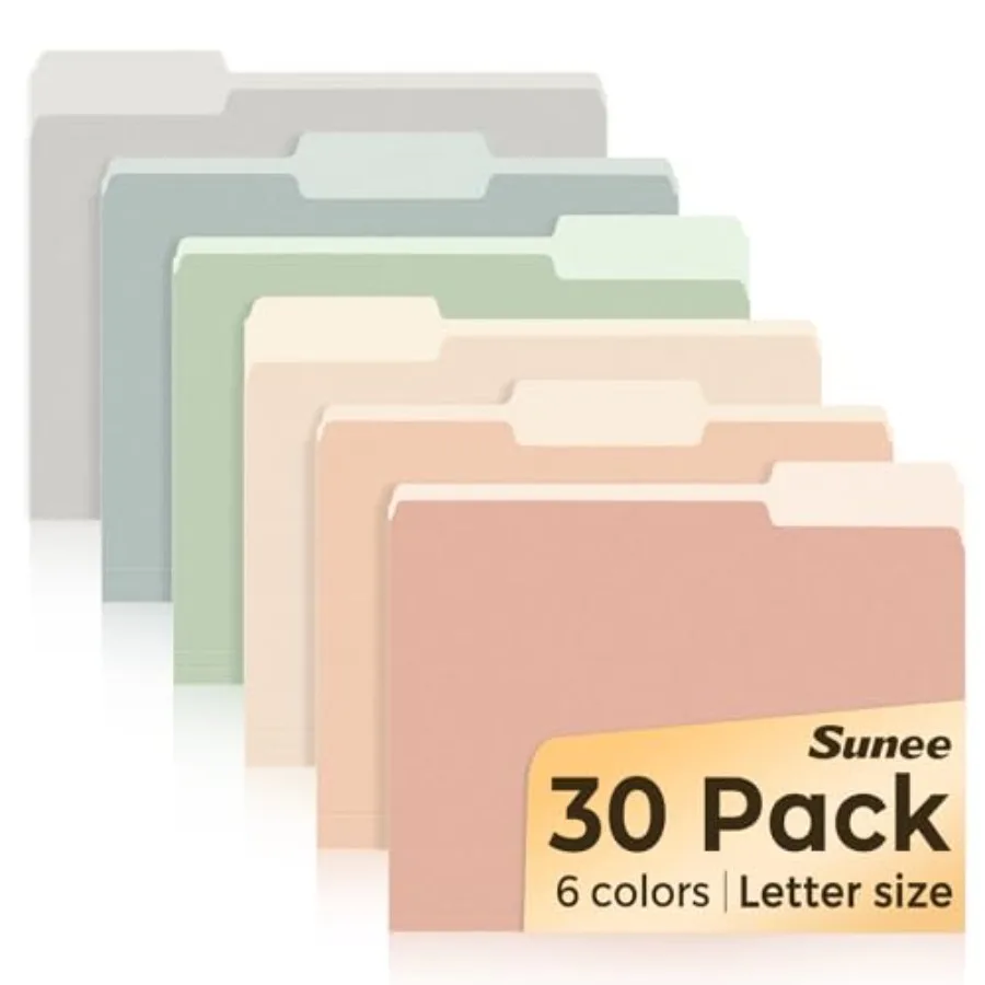 File Folders, 30 Pack Manilla Folders 8.5 x 11, Colo File Folders Home Office School Supplies for Documents Files Paper, 6
File Folders, 30 Pack Manilla Folders 8.5 x 11, Colo File Folders Home Office School Supplies for Documents Files Paper, 6