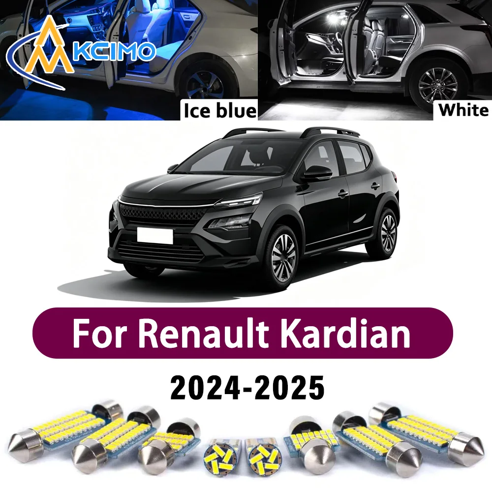 High Lumen CANBUS Error Free LED Interior Light Kit For Renault Kardian 2024-2025 Map Door Trunk Reading Dome Lamp Bulbs Set
High Lumen CANBUS Error Free LED Interior Light Kit For Renault Kardian 2024-2025 Map Door Trunk Reading Dome Lamp Bulbs Set