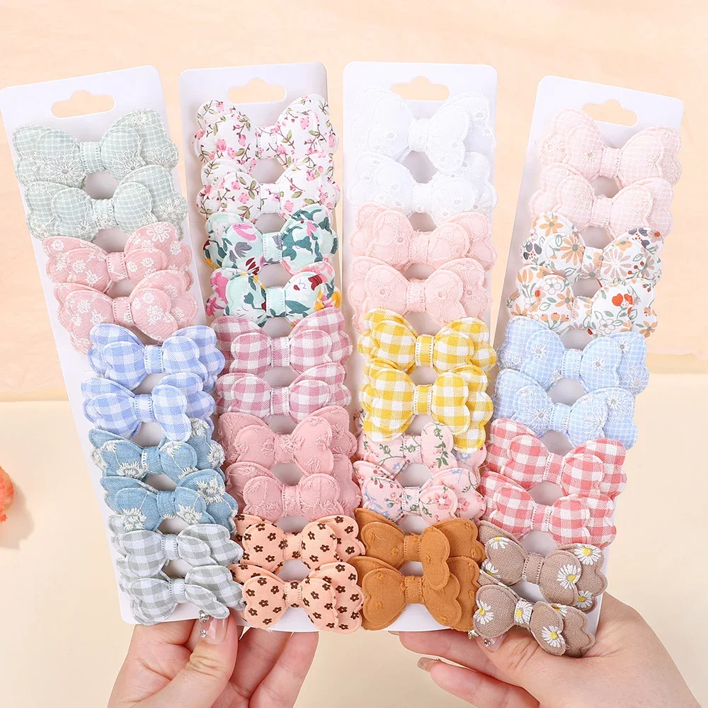 10pcs/set Cute Fabric Printed Hair Bows Clips for Girls Kids Handmade Boutique Mini Barrette Headwear Kids Hair Accessories
10pcs/set Cute Fabric Printed Hair Bows Clips for Girls Kids Handmade Boutique Mini Barrette Headwear Kids Hair Accessories