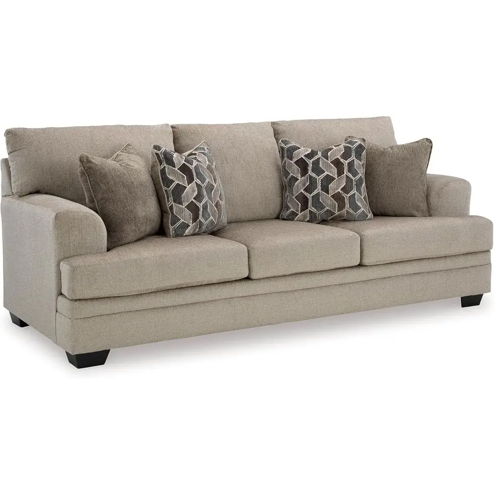 Casual Sofa Set with 4 Pillows, Light Brown
Casual Sofa Set with 4 Pillows, Light Brown