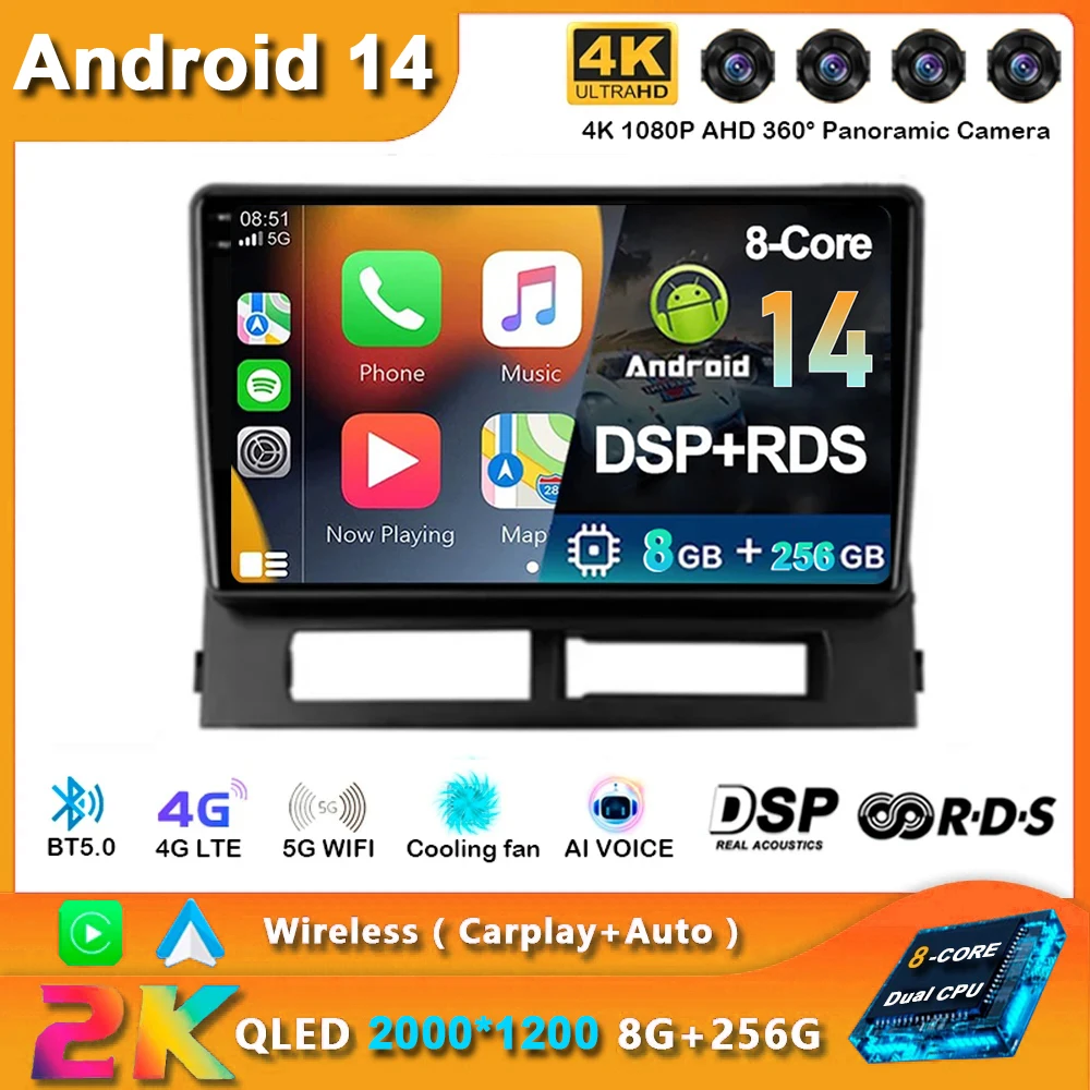 Android 14 For Toyota Prius XW20 II 2 2003 - 2011 Autoradio Carplay Car Stereo Radio Navigation supporting original vehicle
Android 14 For Toyota Prius XW20 II 2 2003 - 2011 Autoradio Carplay Car Stereo Radio Navigation supporting original vehicle