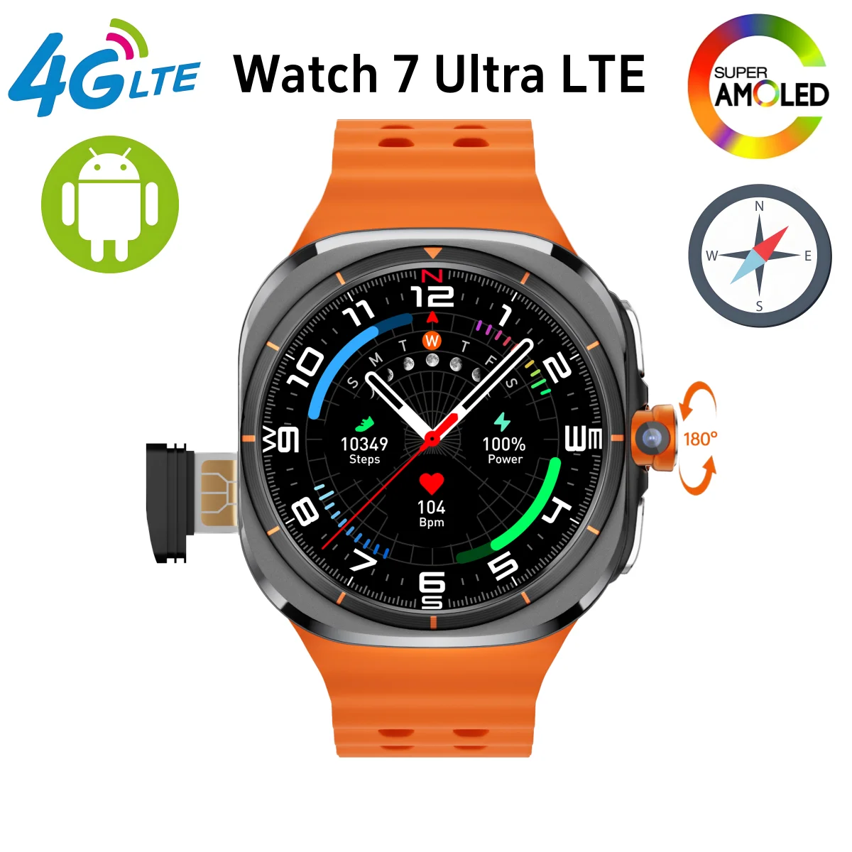 Умные часы Ultra 5G LTE для Samsung Galaxy Watch Ultra NFC Compass 1,6 дюйма Amoled WIFI GPS Google Play 256 ГБ 4G Android Smartwatch
Умные часы Ultra 5G LTE для Samsung Galaxy Watch Ultra NFC Compass 1,6 дюйма Amoled WIFI GPS Google Play 256 ГБ 4G Android Smartwatch