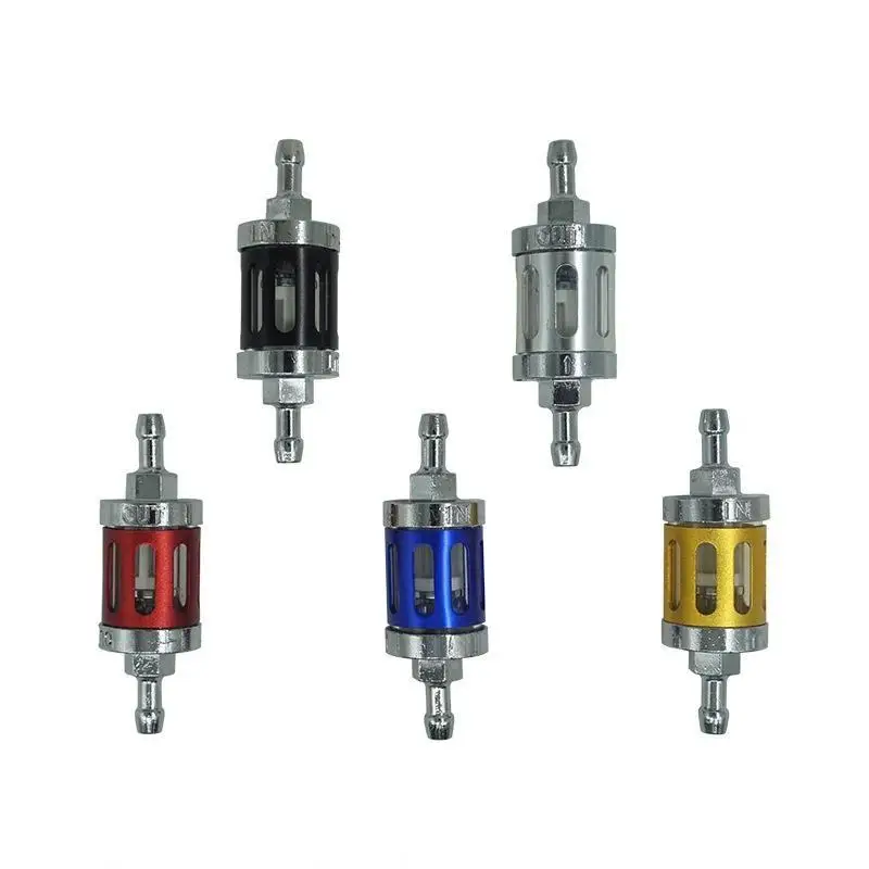 8mm 0.31" Motorcycle Aluminum Alloy Fuel Filter Washable Visible Body Multi Color Options Fit For Motorcycle ATV Dirt Bike
8mm 0.31" Motorcycle Aluminum Alloy Fuel Filter Washable Visible Body Multi Color Options Fit For Motorcycle ATV Dirt Bike