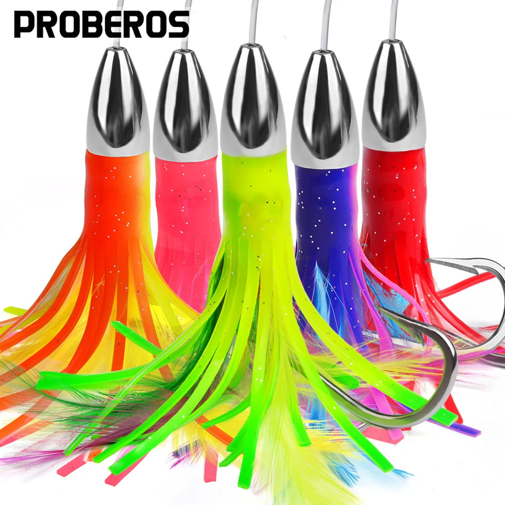 Big Game Fishing 15cm 5.91inch Length Trolling Skirt Lure Marlin Lure 6 0 Hook Size Catch Giant Marlin Catch Kingfish
Big Game Fishing 15cm 5.91inch Length Trolling Skirt Lure Marlin Lure 6 0 Hook Size Catch Giant Marlin Catch Kingfish