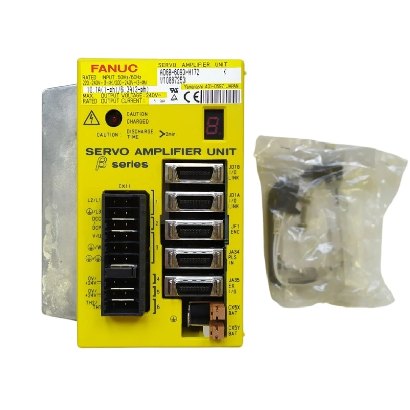 Fanuc A06B-6093-H172 Servo Amplifier Tested ok Fast Shipping
Fanuc A06B-6093-H172 Servo Amplifier Tested ok Fast Shipping
