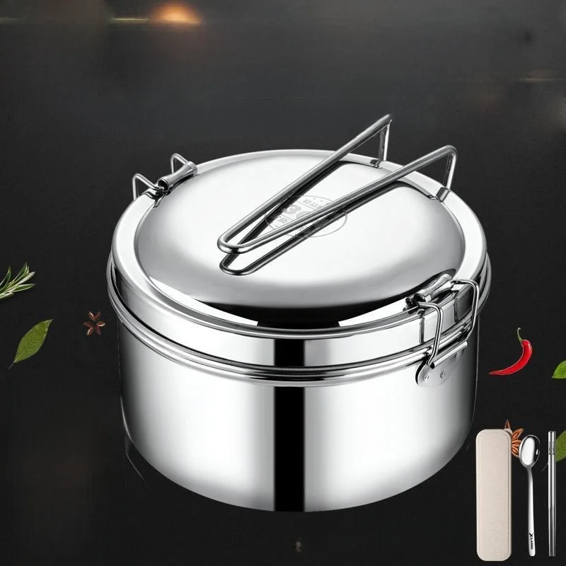 Thiened 304 Stainl Steel round Double Layer Lunch Box Enaved for School Opening Office Workers And Primary School Stud...
Thiened 304 Stainl Steel round Double Layer Lunch Box Enaved for School Opening Office Workers And Primary School Stud...
