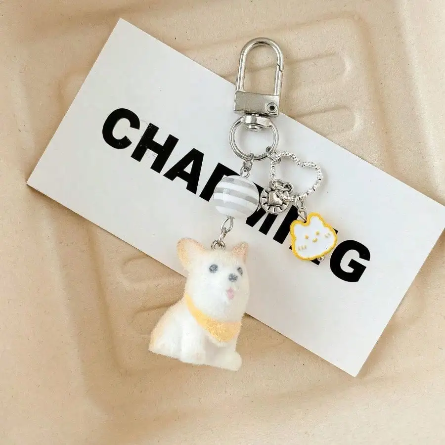 Cartoon Flocking Animal Dog Shiba Inu Keychain Creative Cute Mobile Phone Chain Pendant Versatile Bag Accessories Pendant
Cartoon Flocking Animal Dog Shiba Inu Keychain Creative Cute Mobile Phone Chain Pendant Versatile Bag Accessories Pendant