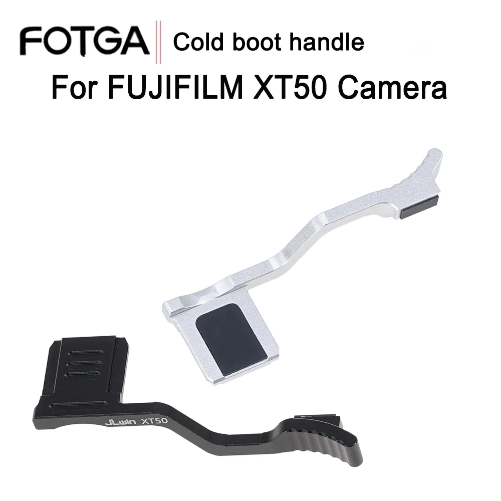 FOTGA Metal Camera Thumb Grip Thumb Up Grip Aluminum Alloy Hand Support Rest Hot Shoe Dust Proof Cover For FUJIFILM XT50 Camera
FOTGA Metal Camera Thumb Grip Thumb Up Grip Aluminum Alloy Hand Support Rest Hot Shoe Dust Proof Cover For FUJIFILM XT50 Camera