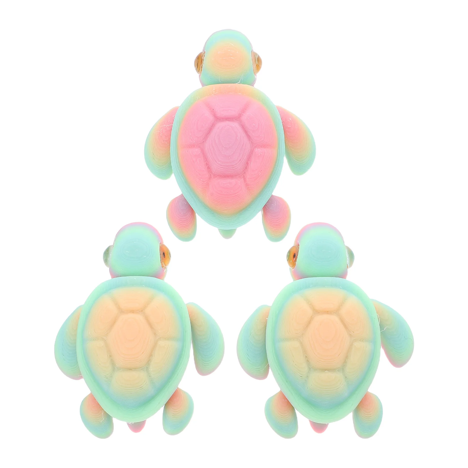 3Pcs Glow in The Dark Turtle Decoration 3D Printed Movable Joints Aquarium Ornament Mini Turtle Sculpture Underwater Scene
3Pcs Glow in The Dark Turtle Decoration 3D Printed Movable Joints Aquarium Ornament Mini Turtle Sculpture Underwater Scene