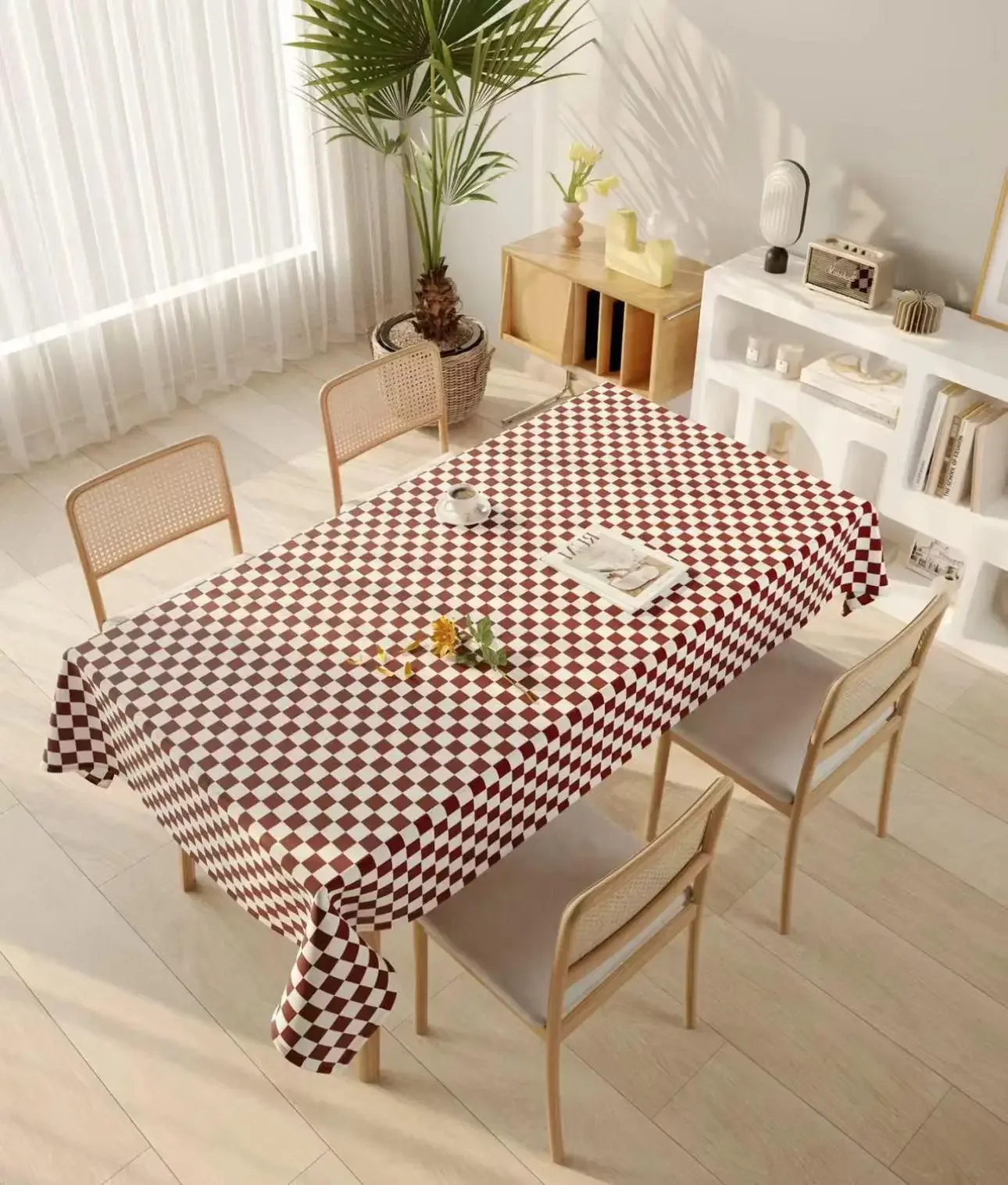 PVC transparent tablecloth with a thickness, heat-resistant, waterproof, and oil resistant dining table mat, 1pc
PVC transparent tablecloth with a thickness, heat-resistant, waterproof, and oil resistant dining table mat, 1pc