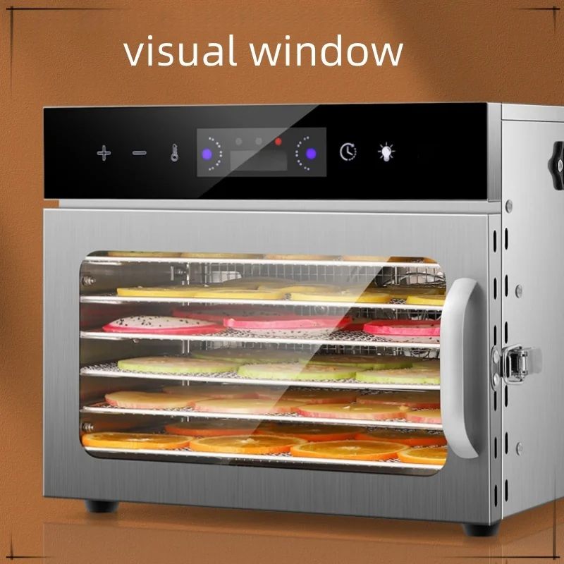 Household food fruit and vegetable dryer automatic stainless steel food dehydrator
Household food fruit and vegetable dryer automatic stainless steel food dehydrator