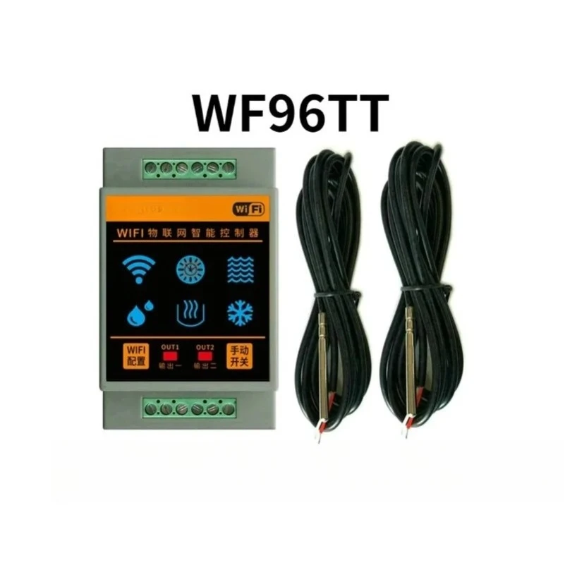 Remote Dual Channel Temperature Controller Intelligent Heating and Cooling Temp Difference Control Alarm Switch
Remote Dual Channel Temperature Controller Intelligent Heating and Cooling Temp Difference Control Alarm Switch