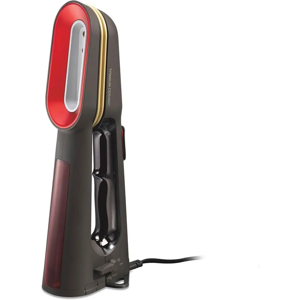 3-in-1 Portable Garment Steamer and Clamping Iron, No Board Needed, 200ml Tank, 9 Min Run Time, 25 Sec Heat-Up, 1500W, 10ft Cord
3-in-1 Portable Garment Steamer and Clamping Iron, No Board Needed, 200ml Tank, 9 Min Run Time, 25 Sec Heat-Up, 1500W, 10ft Cord