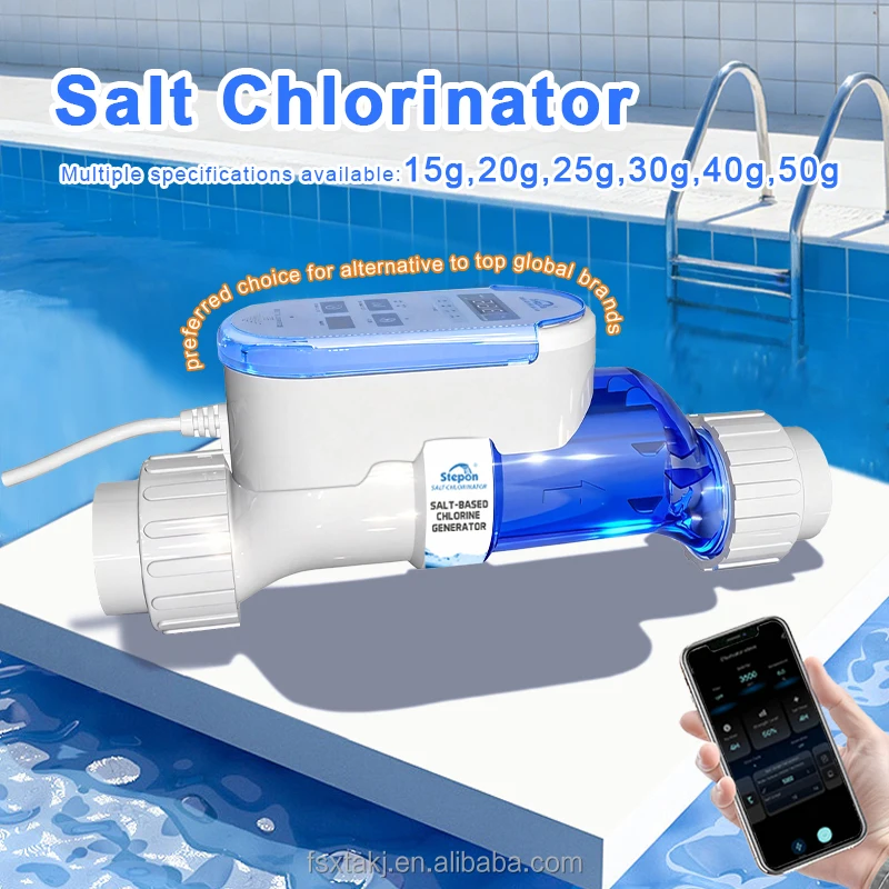 High-quality WiFi APP control 15G\ 20G\ 25G\ 30G\ 40G\ 50G salt chlorine generator system Intelligent OTA upgrade salt chlorine
High-quality WiFi APP control 15G\ 20G\ 25G\ 30G\ 40G\ 50G salt chlorine generator system Intelligent OTA upgrade salt chlorine