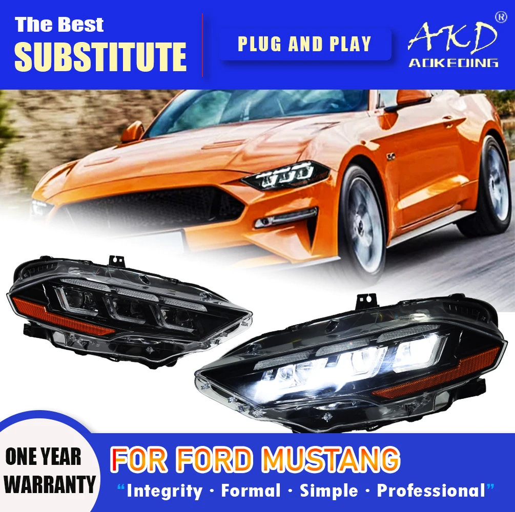 Фара AKD для Ford Mustang светодиодный, фара 2018-2023, фары Mustang DRL, сигнал поворота, фара дальнего света, объектив проектора Angel Eye
Фара AKD для Ford Mustang светодиодный, фара 2018-2023, фары Mustang DRL, сигнал поворота, фара дальнего света, объектив проектора Angel Eye