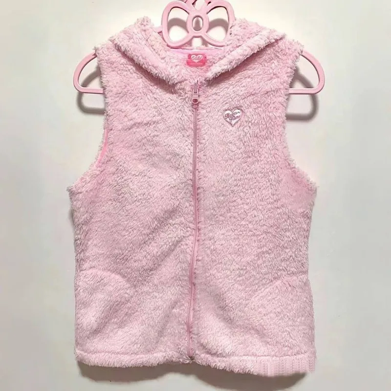 Japan High Street Harajuku Sleeveless Sweet Zip Up Hoodies Exquisite Embroidery All Match Punk Vests Y2k Aesthetic Girl Clothes
Japan High Street Harajuku Sleeveless Sweet Zip Up Hoodies Exquisite Embroidery All Match Punk Vests Y2k Aesthetic Girl Clothes