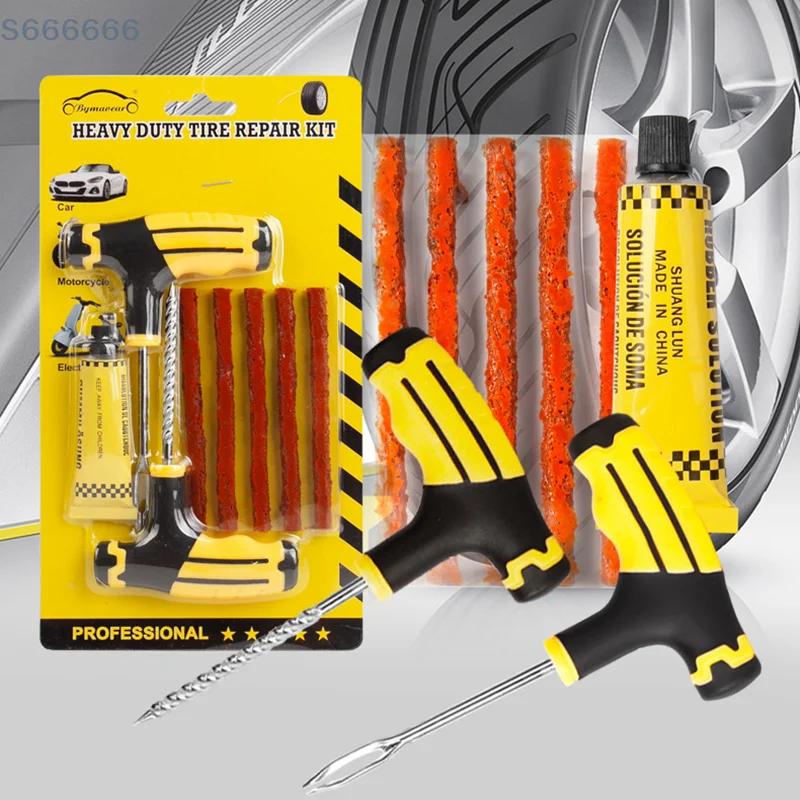 For Emergencies Quick Puncture Fixing For Cars Truck RV Jeep ATV Motorcycle Flat Tire Repair Tire Tubeless Tire Repair Tool Kit
For Emergencies Quick Puncture Fixing For Cars Truck RV Jeep ATV Motorcycle Flat Tire Repair Tire Tubeless Tire Repair Tool Kit
