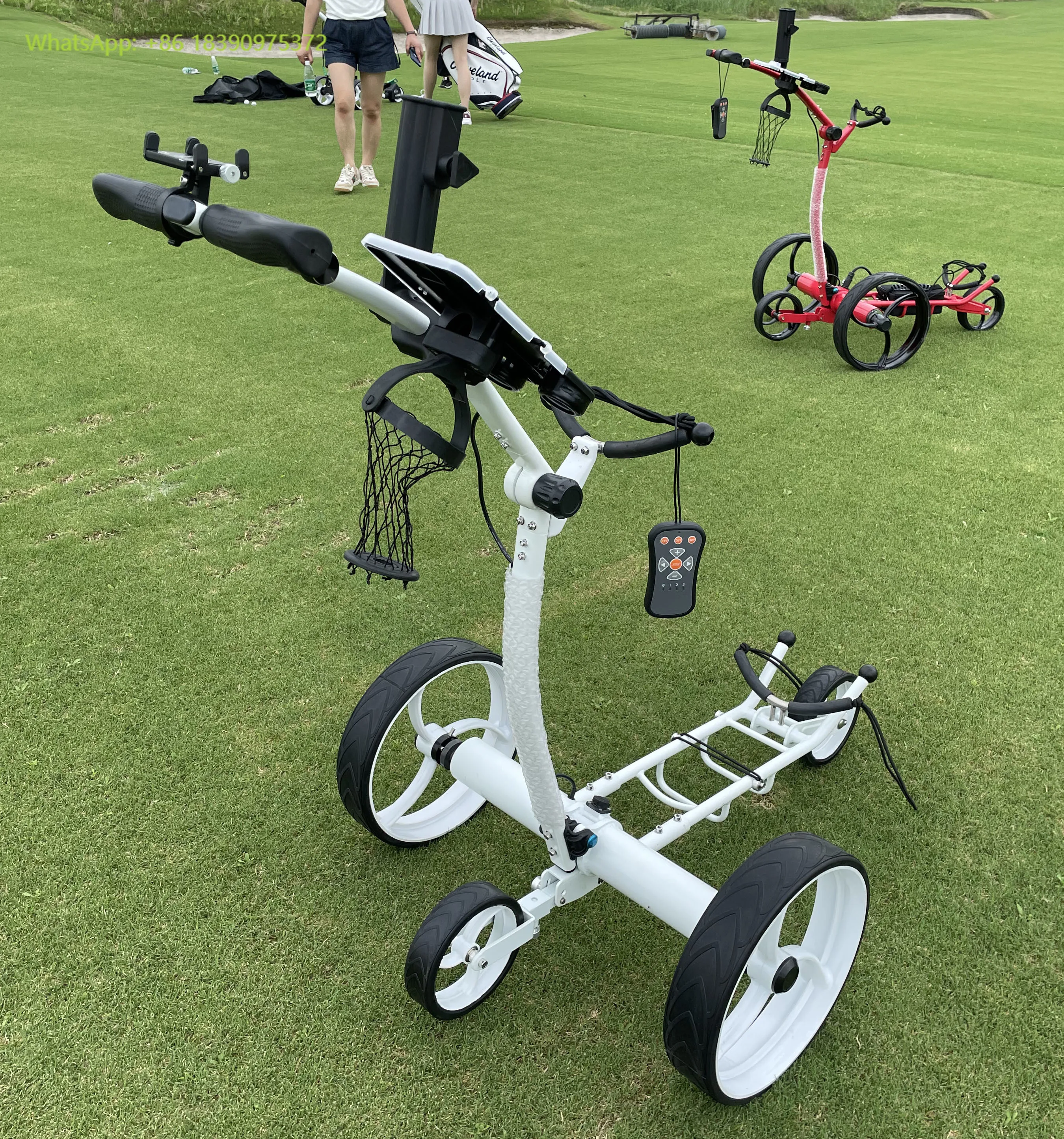Double Handle 24V DC Lithium Battery Electric Drive Remote Control Remote Golf Trolley
Double Handle 24V DC Lithium Battery Electric Drive Remote Control Remote Golf Trolley