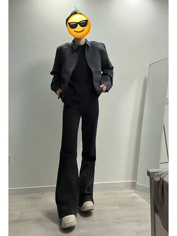 Cleanfit Men's Straight Leg Jeans High Waist Extended Length Casual Pants Bla Micro Flared Denim Youth Trend Zipper Closure
Cleanfit Men's Straight Leg Jeans High Waist Extended Length Casual Pants Bla Micro Flared Denim Youth Trend Zipper Closure