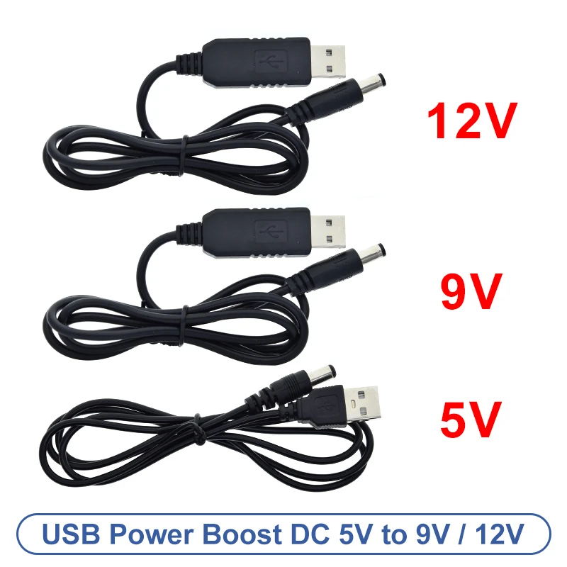 USB power boost line DC 5V to DC 5V 9V 12V Step UP Module USB Converter Adapter Cable 2.1x5.5mm Male Connector Converter
USB power boost line DC 5V to DC 5V 9V 12V Step UP Module USB Converter Adapter Cable 2.1x5.5mm Male Connector Converter