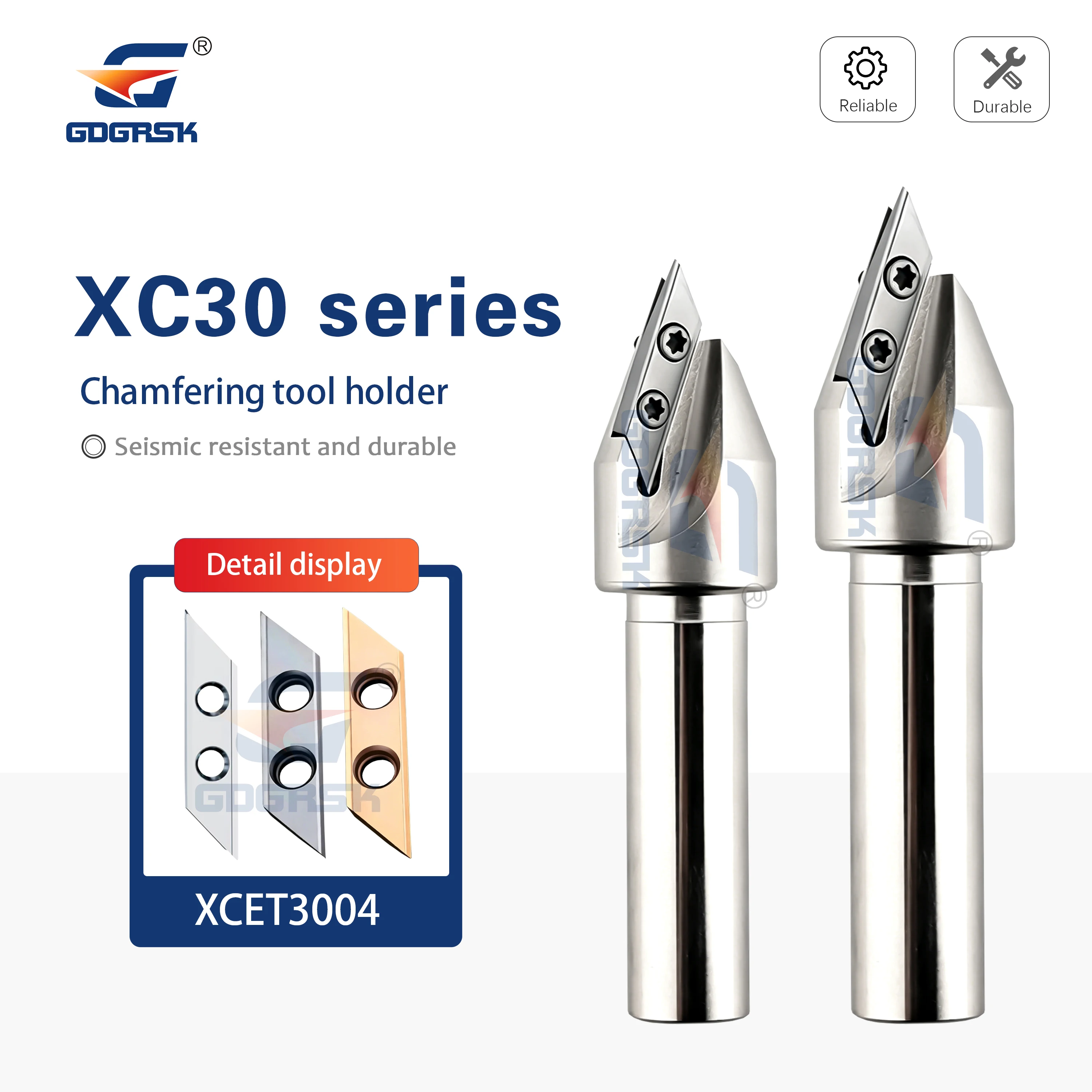XC30 Long Blade Double Hole Chamfering Tool Holder 30/45/60 Degrees Chamfering Milling Cutter Rod Use For XCET3004 Series Blades
XC30 Long Blade Double Hole Chamfering Tool Holder 30/45/60 Degrees Chamfering Milling Cutter Rod Use For XCET3004 Series Blades