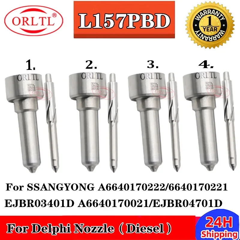 4 шт. для SSANGYONG Actyon Kyron EJBR03401D A 6640170021 Форсунка L157PBD L157PRD DSLA148FL157 ASLA148FL157
4 шт. для SSANGYONG Actyon Kyron EJBR03401D A 6640170021 Форсунка L157PBD L157PRD DSLA148FL157 ASLA148FL157