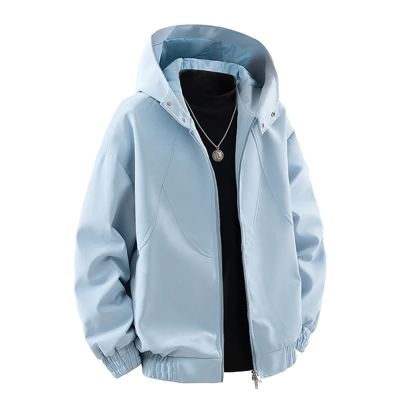 Уличная велосипедная куртка, крутая куртка-кардиган, модная универсальная куртка для пар, мужская весенне-осенняя кожаная куртка с капюшоном, модная
Уличная велосипедная куртка, крутая куртка-кардиган, модная универсальная куртка для пар, мужская весенне-осенняя кожаная куртка с капюшоном, модная