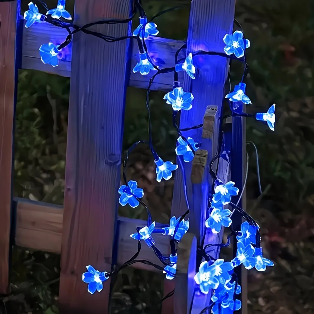 Solar Cherry Blossom Flower String Lights Waterproof LED Fairy Light for Outdoor Garden Patio Yard Christmas Wedding Party Decor
Solar Cherry Blossom Flower String Lights Waterproof LED Fairy Light for Outdoor Garden Patio Yard Christmas Wedding Party Decor
