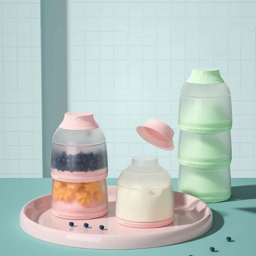 Cute Shape 3 Layers Baby Milk Powder Box Sealed Compartment Kids Snack Container Stackable Large Capacity Infant Food Tank Candy
Cute Shape 3 Layers Baby Milk Powder Box Sealed Compartment Kids Snack Container Stackable Large Capacity Infant Food Tank Candy