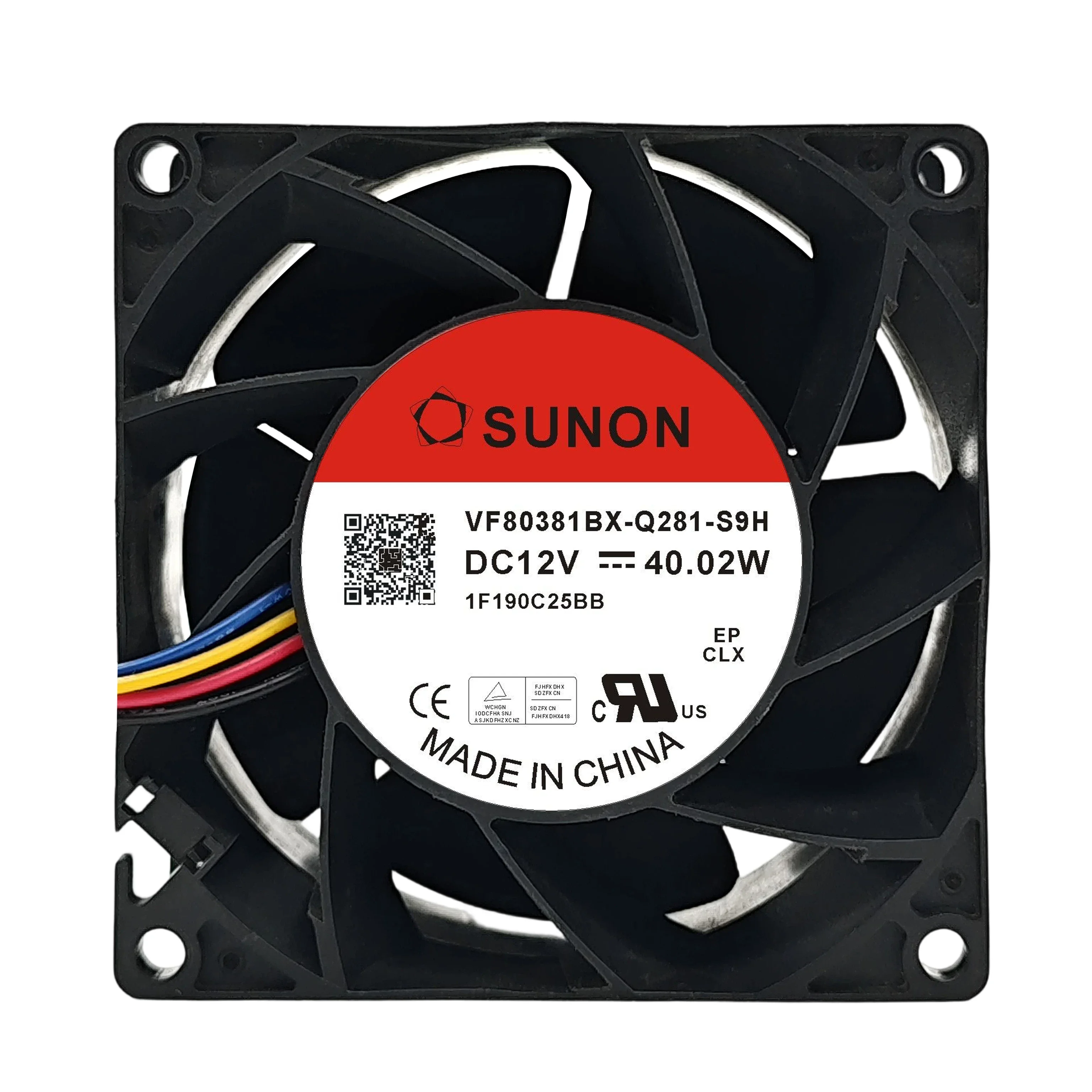 New For VF80381BX-Q281-S9H DC12V 40.02W NF5270M5 Server Cooling Fan
New For VF80381BX-Q281-S9H DC12V 40.02W NF5270M5 Server Cooling Fan