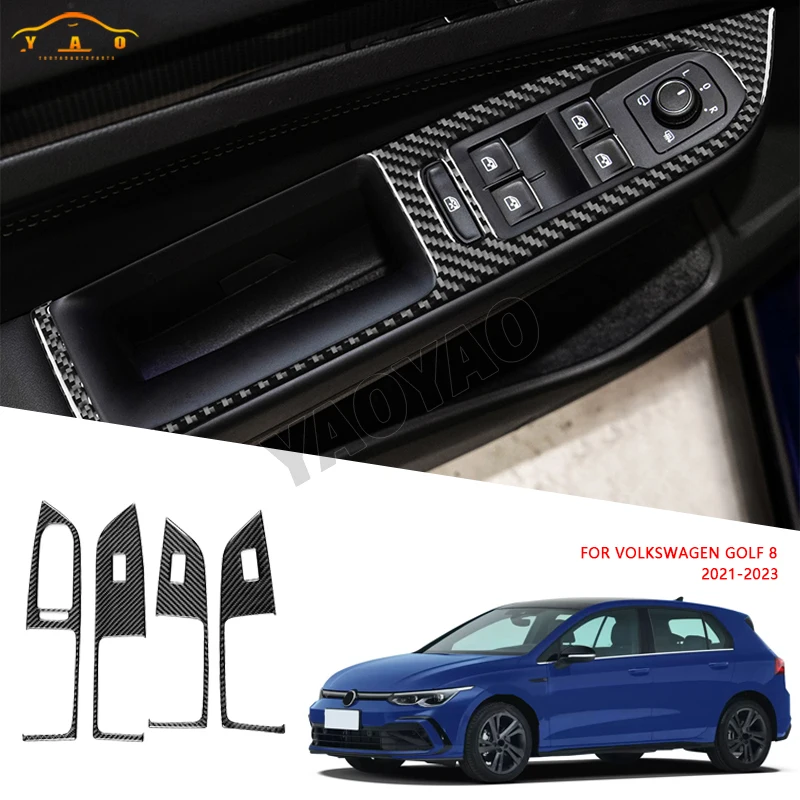 Real Carbon Fiber Windows Control Panel Decoration Frame Sticker For Volkswagen VW Golf 8 MK8 2021-2023 Interior Accessories
Real Carbon Fiber Windows Control Panel Decoration Frame Sticker For Volkswagen VW Golf 8 MK8 2021-2023 Interior Accessories