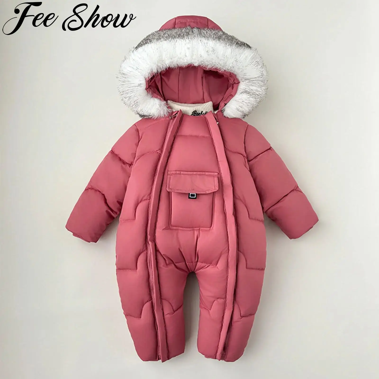 Зимний теплый зимний комбинезон для малышей, пальто, комбинезон с длинными рукавами и флисовой подкладкой для мальчиков и девочек, мягкий комбинезон с капюшоном и карманом
Зимний теплый зимний комбинезон для малышей, пальто, комбинезон с длинными рукавами и флисовой подкладкой для мальчиков и девочек, мягкий комбинезон с капюшоном и карманом