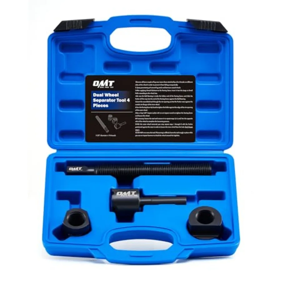 Dual Wheel Separator Tool 4-Piece Wheel Hub Removal Tool with 11 Threads One-Piece Pusher Dual Wheel Removal Tool Fit for Most
Dual Wheel Separator Tool 4-Piece Wheel Hub Removal Tool with 11 Threads One-Piece Pusher Dual Wheel Removal Tool Fit for Most